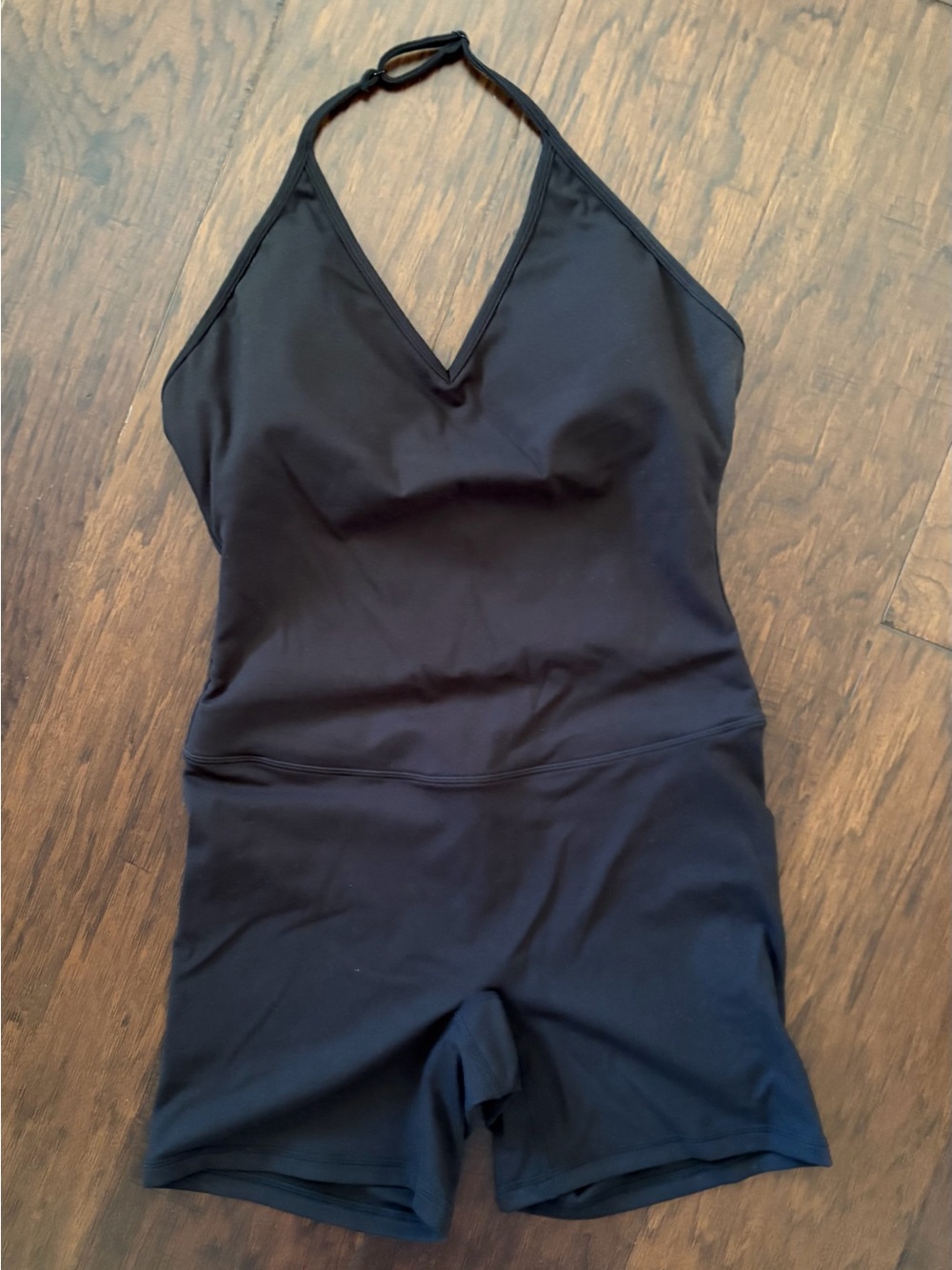Black Halter Bodysuit